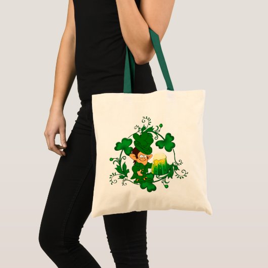 Happy Leprechaun Canvas tas (Voorkant (product))
