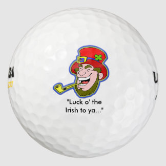 Happy Leprechaun "Luck o' the Irish to ya! Golfballen