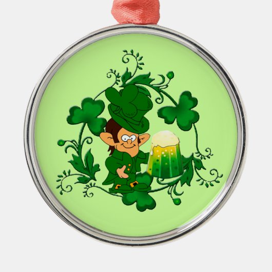 Happy Leprechaun Ornament (Voorkant)