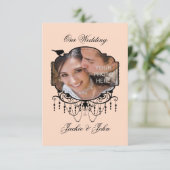 Happy Life ~ PHOTO INSERT Invitations / RSVP (Debout devant)