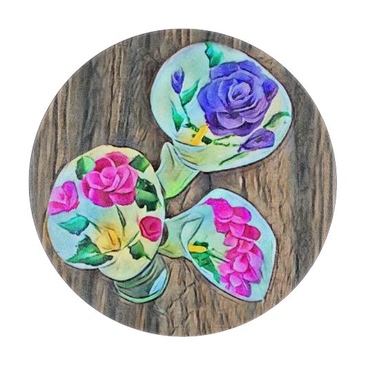 Happy Lilys Snijplank (Voorkant)