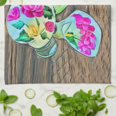 Happy Lilys Theedoek (Gevouwen)