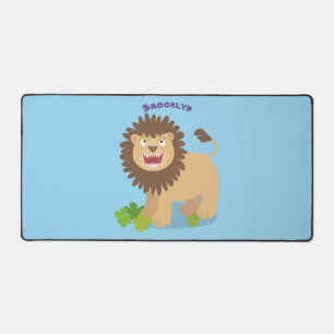 Happy lion Roaring cartoon illustratie Bureaumat