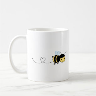 Happy Little Bee Buzzing Around Koffiemok