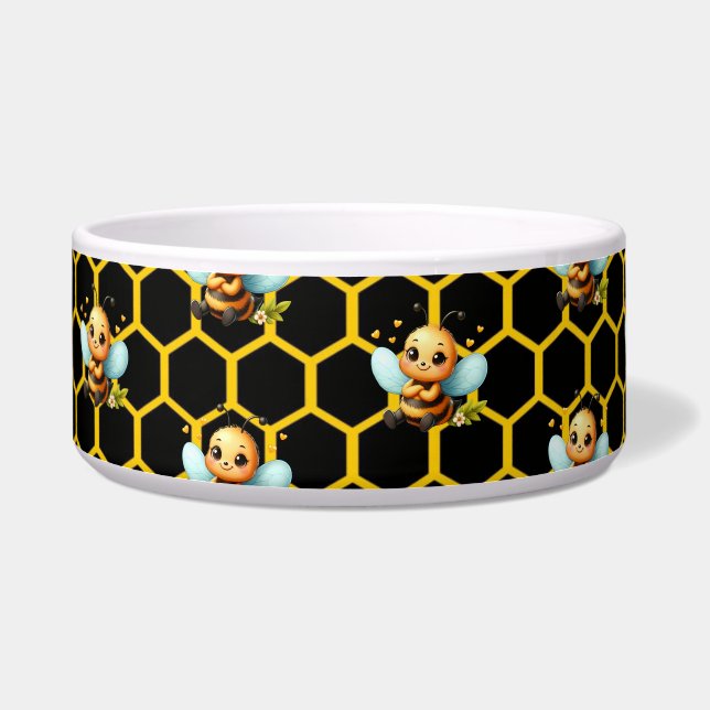 Happy Little Bee Voerbakje (Links)