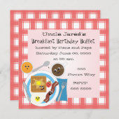 Happy Little Breakfast Kaart (Voorkant / Achterkant)