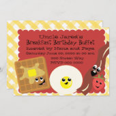 Happy Little Breakfast Kaart (Voorkant / Achterkant)