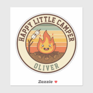 Happy Little Camper Sticker
