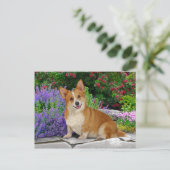 "Happy Little Corgi" Briefkaart (Staand voorkant)