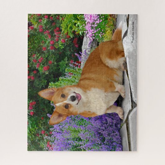 Happy Little Corgi Legpuzzel (Verticaal)