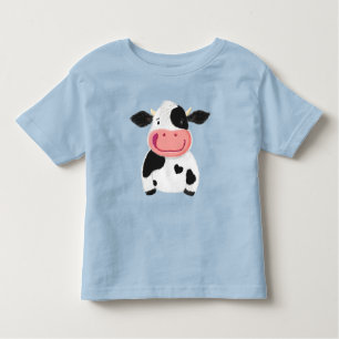Happy Little Holstein Dairy Cow Kinder Shirts