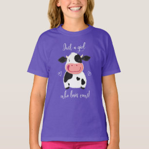 Happy Little Holstein is gewoon een meisje dat van T-shirt