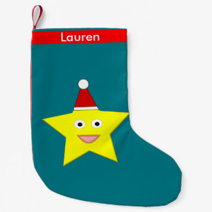 Happy Little kerstStar Custom Stocking Kleine Kerstsok