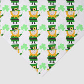 Happy Little Leprechaun 10" x 15" Weefselpapier Tissuepapier (Detail)