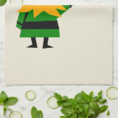 Happy Little Leprechaun Beige Theedoek (Gevouwen)