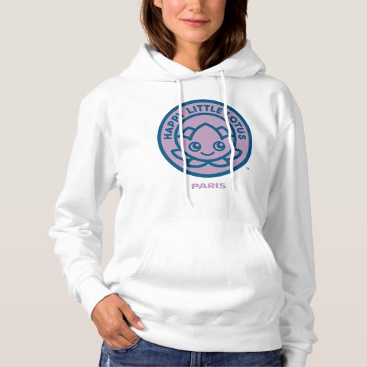 Happy Little Lotus, Parijs Hoodie (Voorkant)