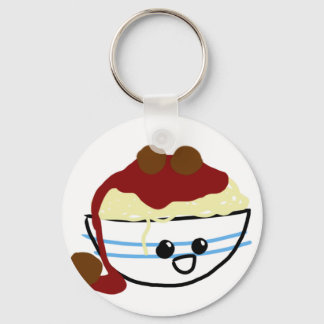 Happy Little Pasta Bowl Sleutelhanger