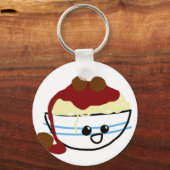 Happy Little Pasta Bowl Sleutelhanger (Voorkant)