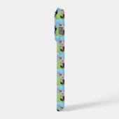 Happy Little Pig Painting iPhone Hoesje (Linkerkant)