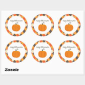 Happy Little Pumpkin Party voor Stickers (Vel)