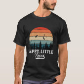 Happy Little Tree Bob Style Forests Earth T-shirt (Voorkant)