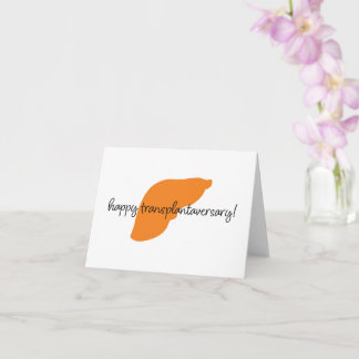 Happy Liver Transplantaversary Script Notecard Kaart