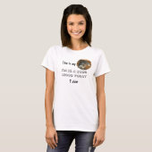 Happy Llama Good Mood Funny T-Shirt (Voorkant volledig)