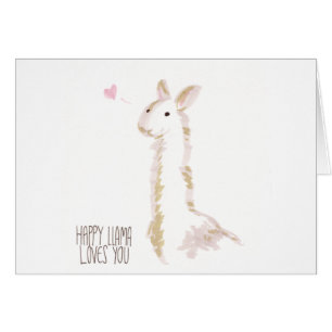 Happy Llama houdt van je