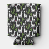 Happy Llama Pattern Blikjeskoeler (Voorkant)