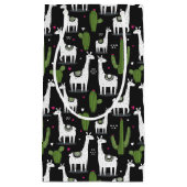 Happy Llama Pattern Klein Cadeauzakje (Voorkant)