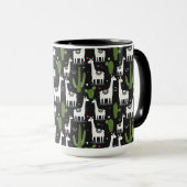 Happy Llama Pattern Mok (Voorkant rechts)