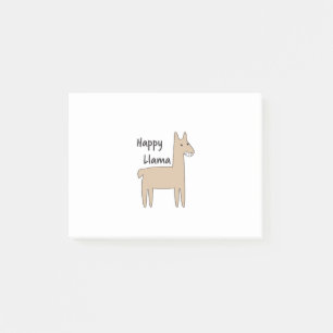 Happy Llama Post-it® Notes