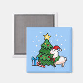 Happy Llamadays Magneet (Voorkant / Achterkant)