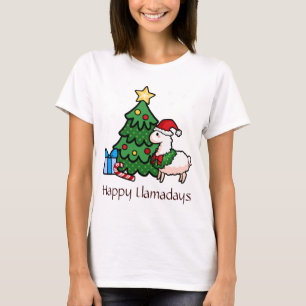 Happy Llamadays T-shirt
