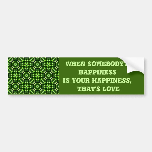 Happy Love_ Bumpersticker (Voorkant)