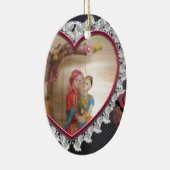 Happy Lovers-dag Keramisch Ornament (Rechts)