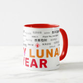 Happy Lunar nieuwjaar Mok (Voorkant rechts)