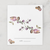 Happy Macaron | Elegant Violet Floral Modern (Buitenkant ongevouwen)