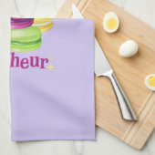Happy Macarons Theedoek (Quarter Fold)