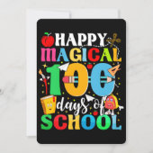 Happy magical 100 days school 2026 Poster  Feestdagenkaart (Voorkant)