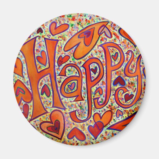 Happy Magnet Magneet (Voorkant)