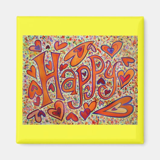 Happy Magnet Magneet (Voorkant)