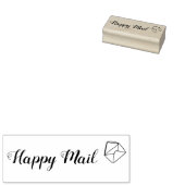 Happy Mail decoratieve stempel (Gestempeld)