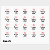Happy mail-ronde-stickers ronde sticker (Vel)