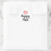 Happy mail-ronde-stickers ronde sticker (Tas)