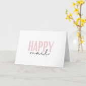 Happy Mail Wenskaart Kaart (Gele Bloem)