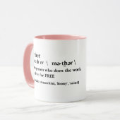 happy maman's day mug drôle maman citation idée ca (Devant gauche)