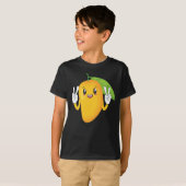 Happy Mango Summer Fruit Lover T-shirt (Voorkant volledig)