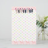 Happy Marching Labradors schilderen Briefpapier (Staand voorkant)