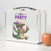 Happy Mardi Gras Alligator (In situ)